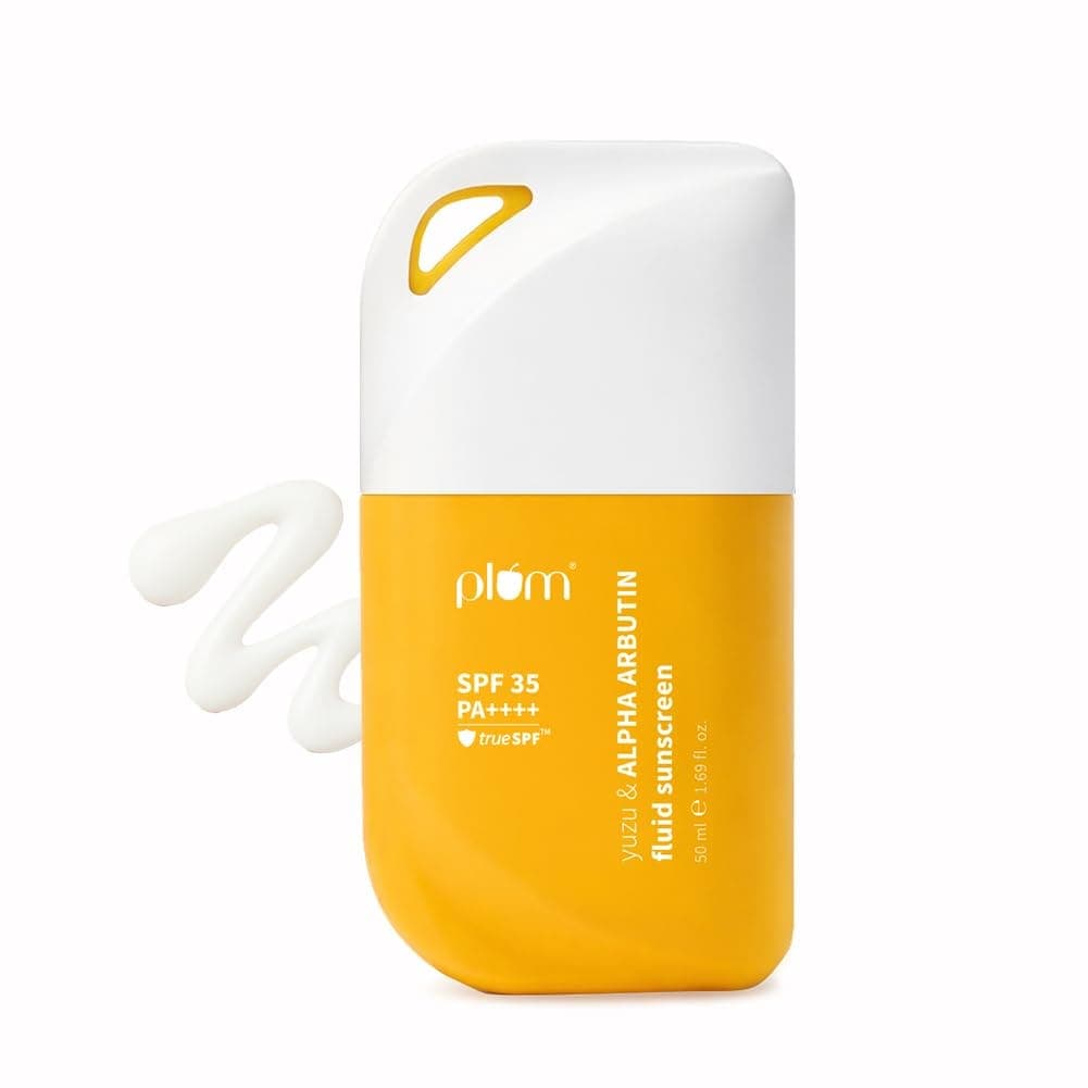 Plum Yuzu & Alpha Arbutin Weightless Fluid Sunscreen 35 PA++++ - 50 gm