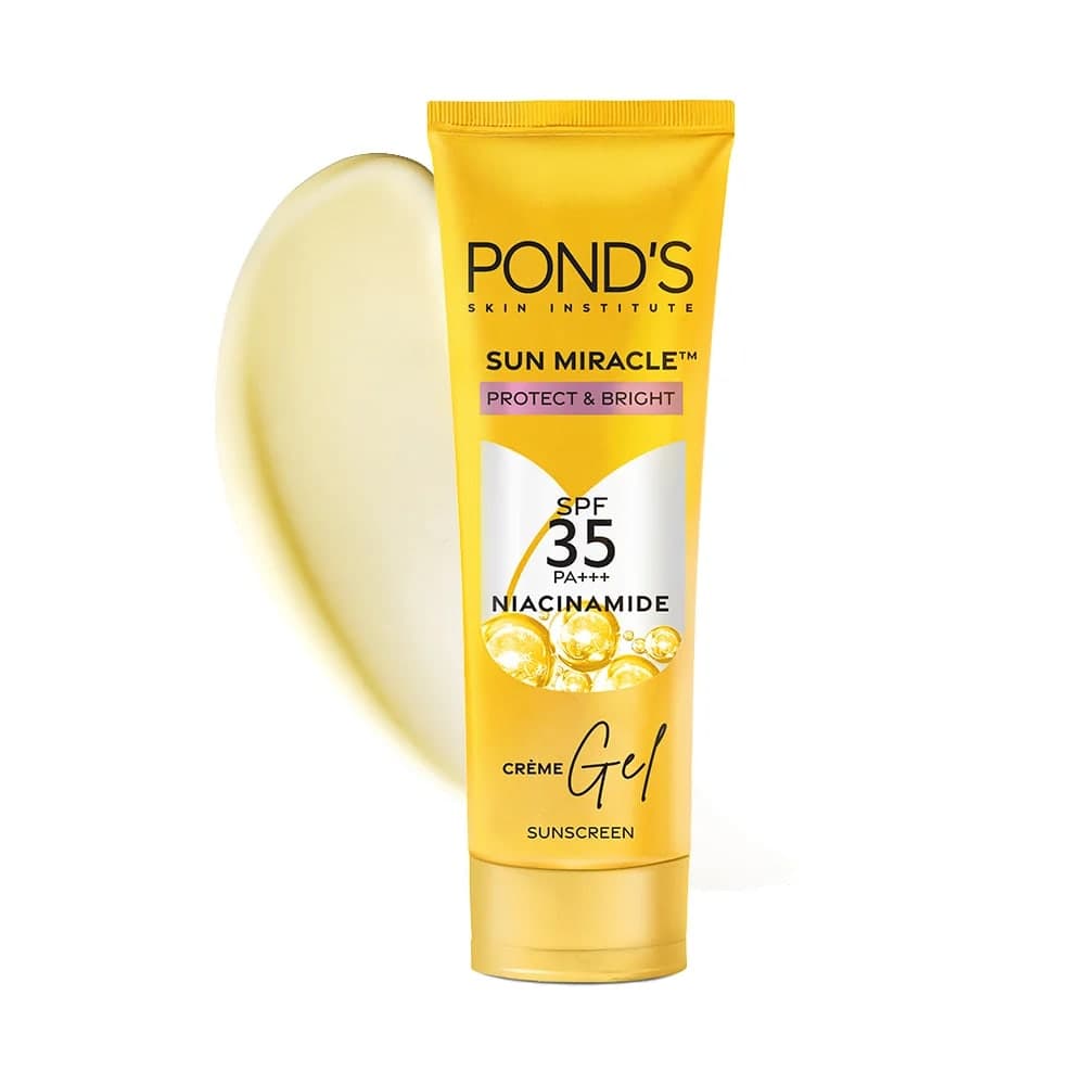 POND’S SUN MIRACLE SPF 35 PA+++ LIGHT SUNSCREEN - PROTECT & BRIGHT, WITH NIACINAMIDE 50G