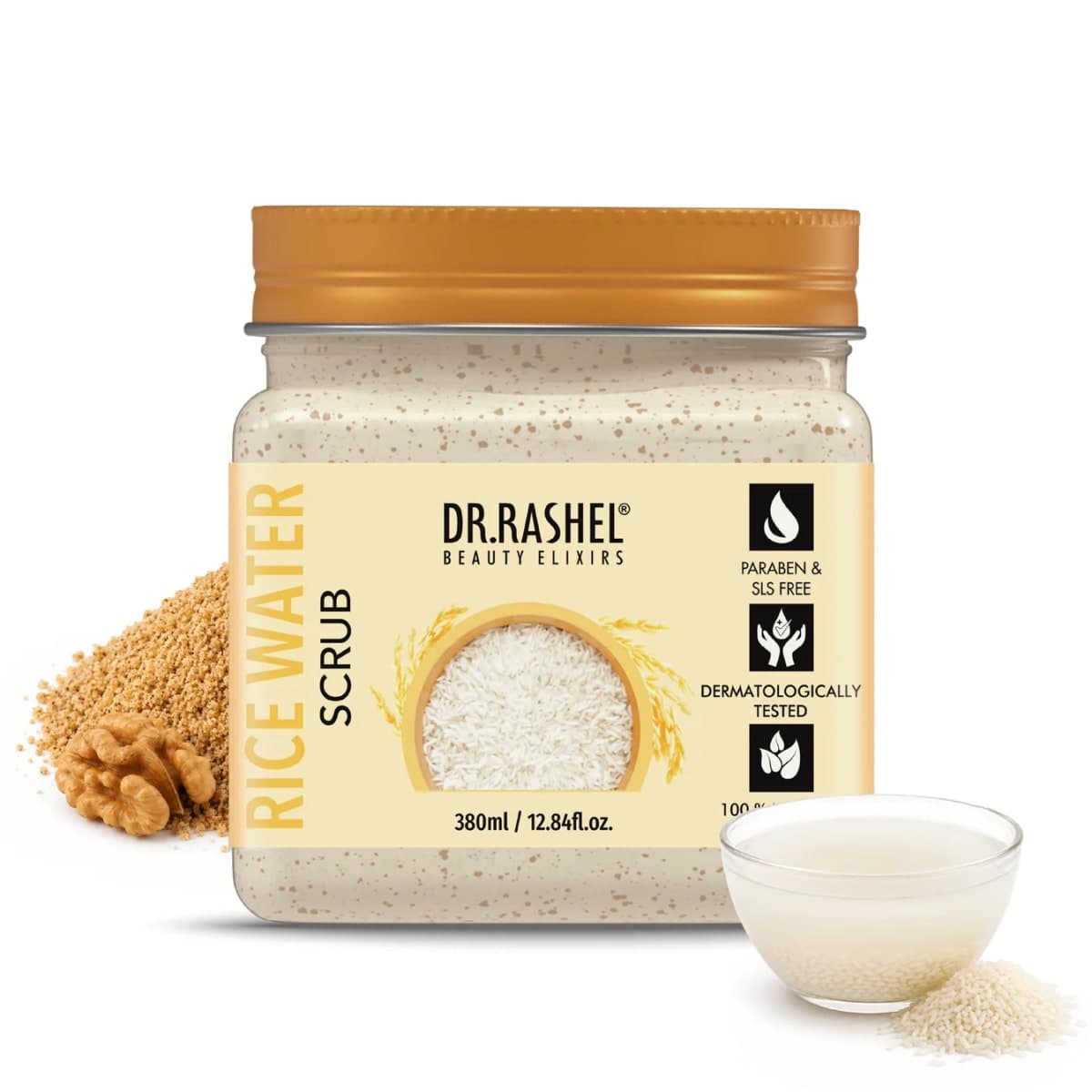 DR. RASHEL Rice Water Scrub - 380 ml