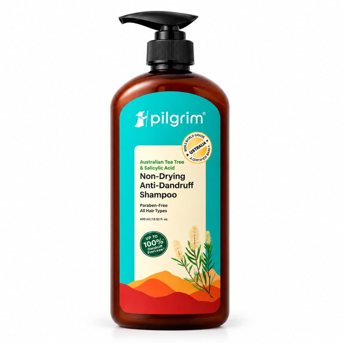 Pilgrim Australian Tea Tree Non-Drying Anti-Dandruff Shampoo