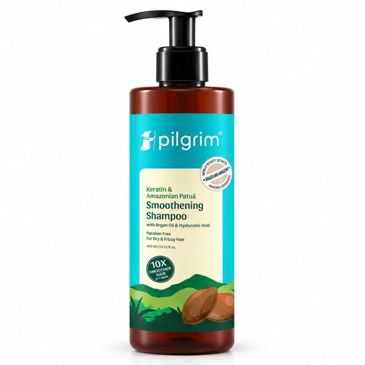 Pilgrim Keratin & Amazonian Patuá Smoothening Shampoo