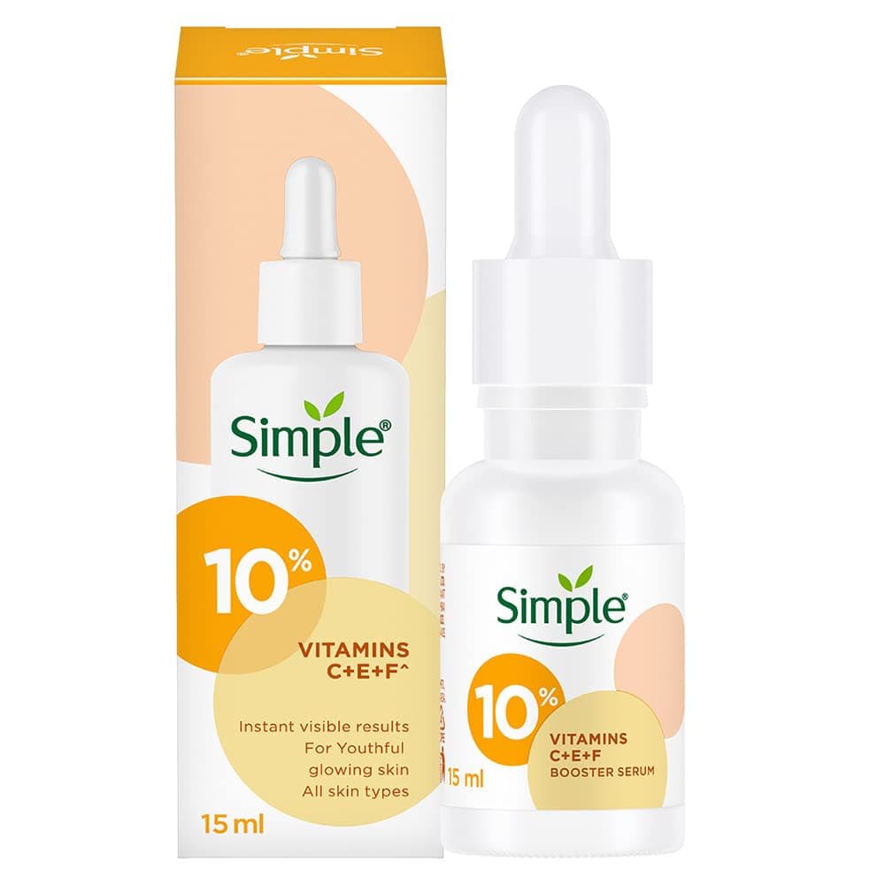 Simple Skin Care 10% Vitamin C+E+F Booster Serum - 15ml