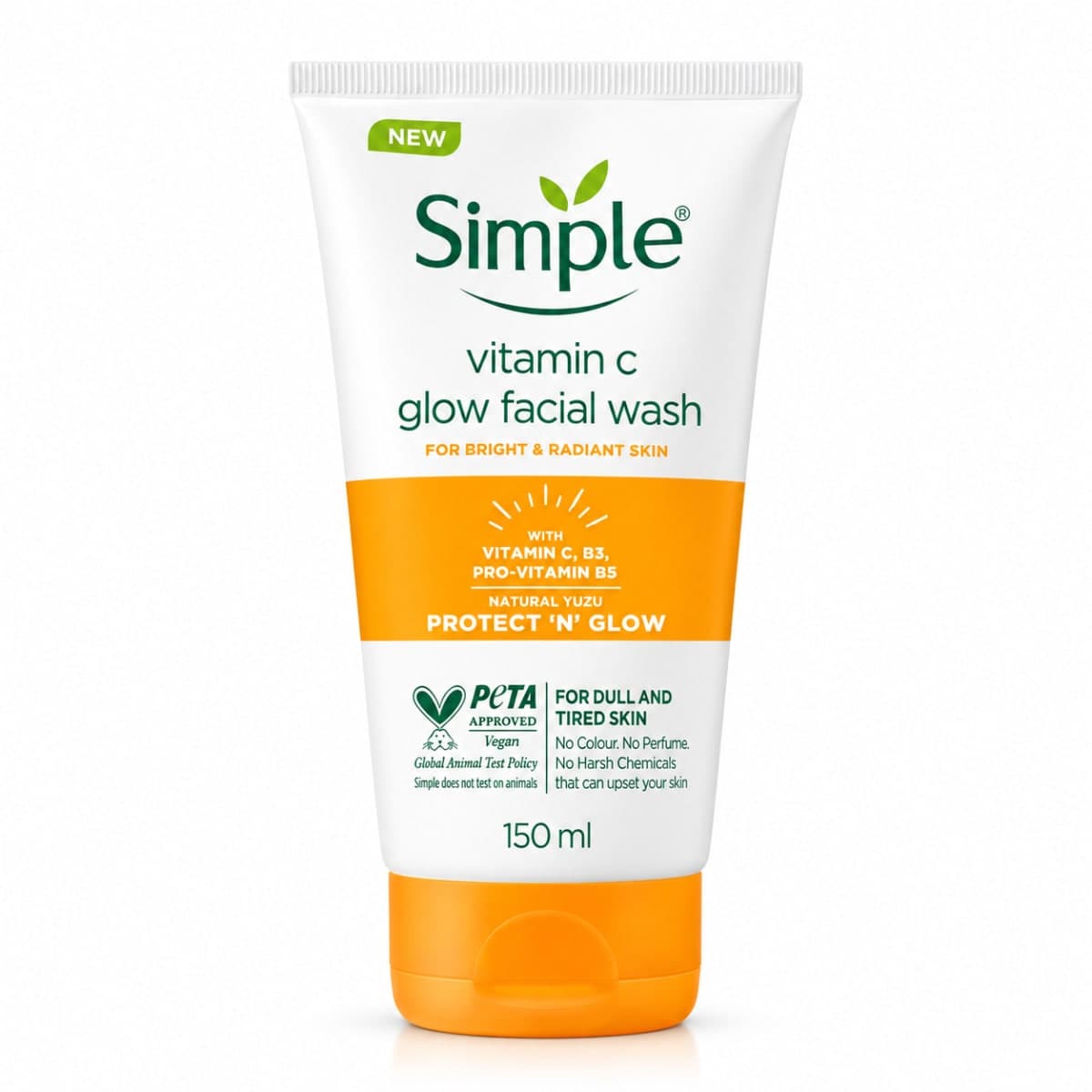Simple Vitamin C Glow Facial Wash 150ml