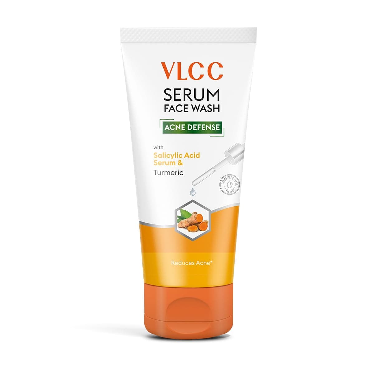 VLCC Acne Defense Serum Face Wash with Salicylic Acid Serum & Turmeric - 100ml