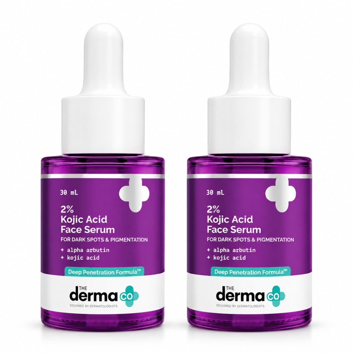 The Derma Co 2% Kojic Acid Face Serum with 1% Alpha Arbutin & Niacinamide for Dark Spots And Pigmentation 