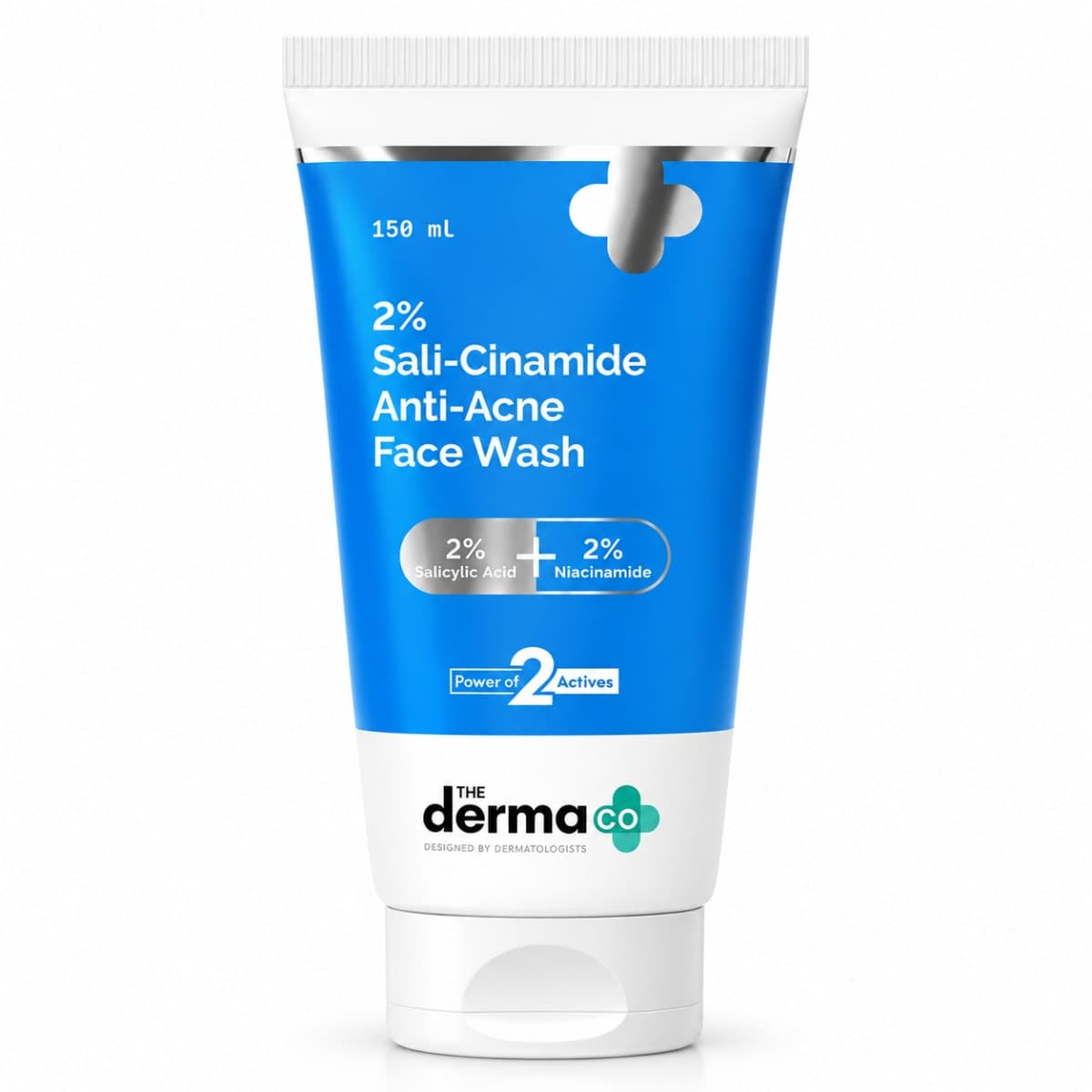 The Derma Co 2% Sali-Cinamide Anti-Acne Face Wash with 2% Salicylic Acid & 2% Niacinamide - 150ml