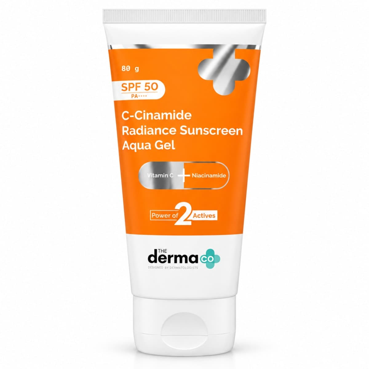 The Derma Co C-Cinamide Radiance Sunscreen Aqua Gel with SPF 50 & PA++++ 