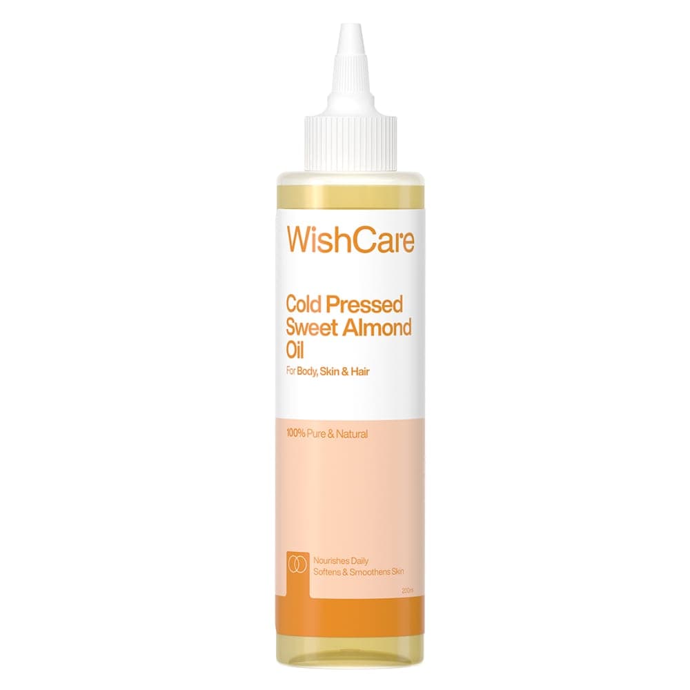 WishCare Cold Pressed Sweet Almond Oil - 200ml