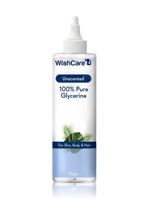 WishCare Pure & Unscented Vegetable Glycerine - 250 gms