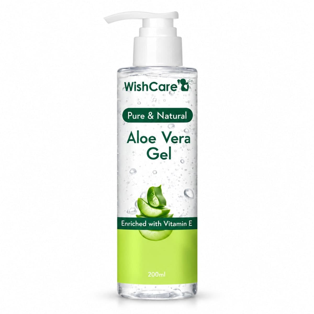 WishCare Pure Aloe Vera Gel with Vitamin E- 200gm