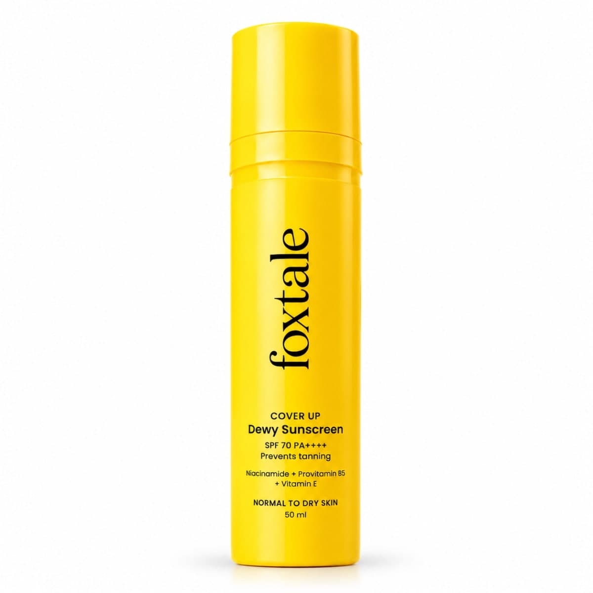 Foxtale SPF 50 Tinted Fluid Sunscreen with Niacinamide - 50 ml