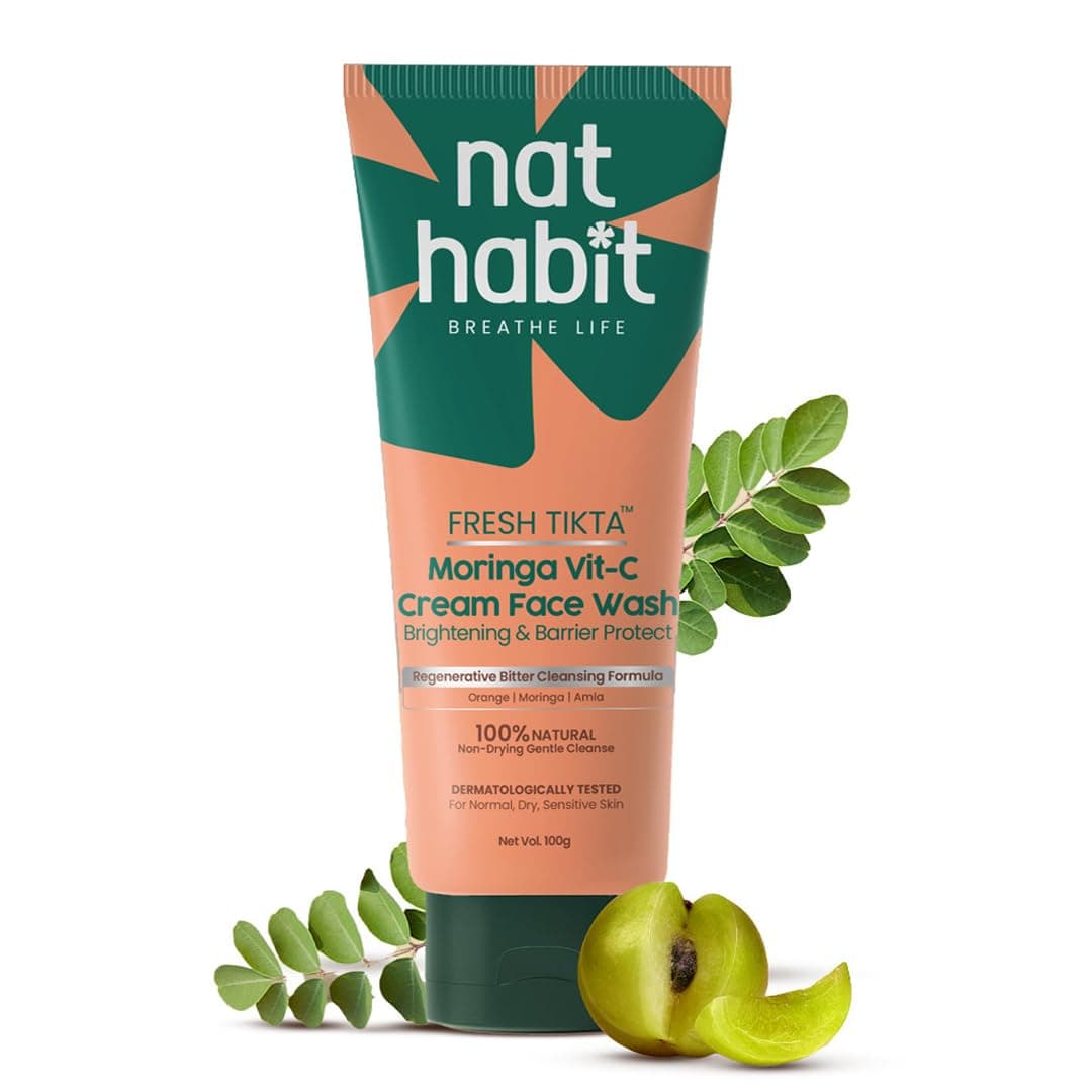 Nathabit Fresh Daily Tikta /Moringa Vit-C Cream Tikta Face Wash