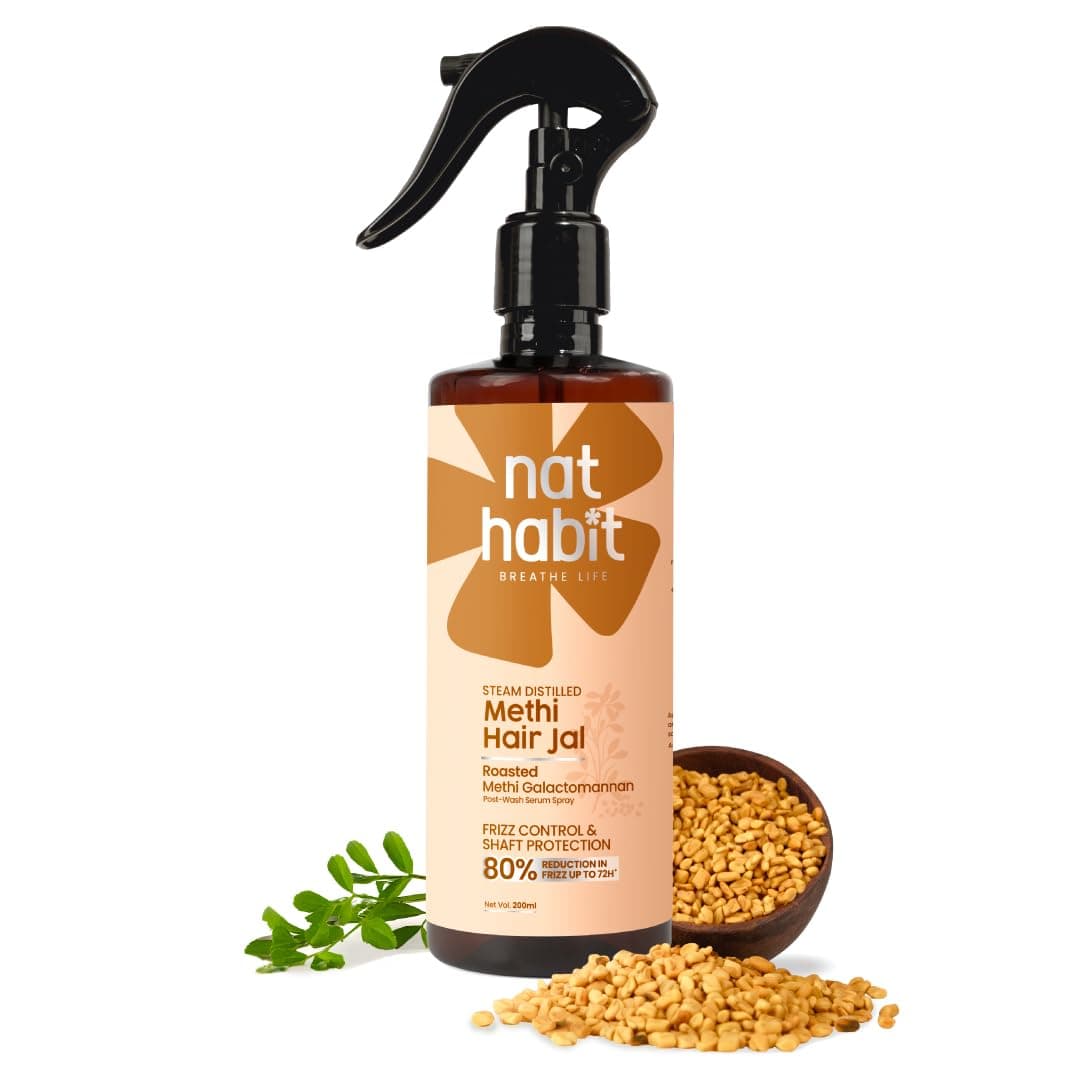 Nathabit Methi Hair Jal Post-Wash Serum Spray