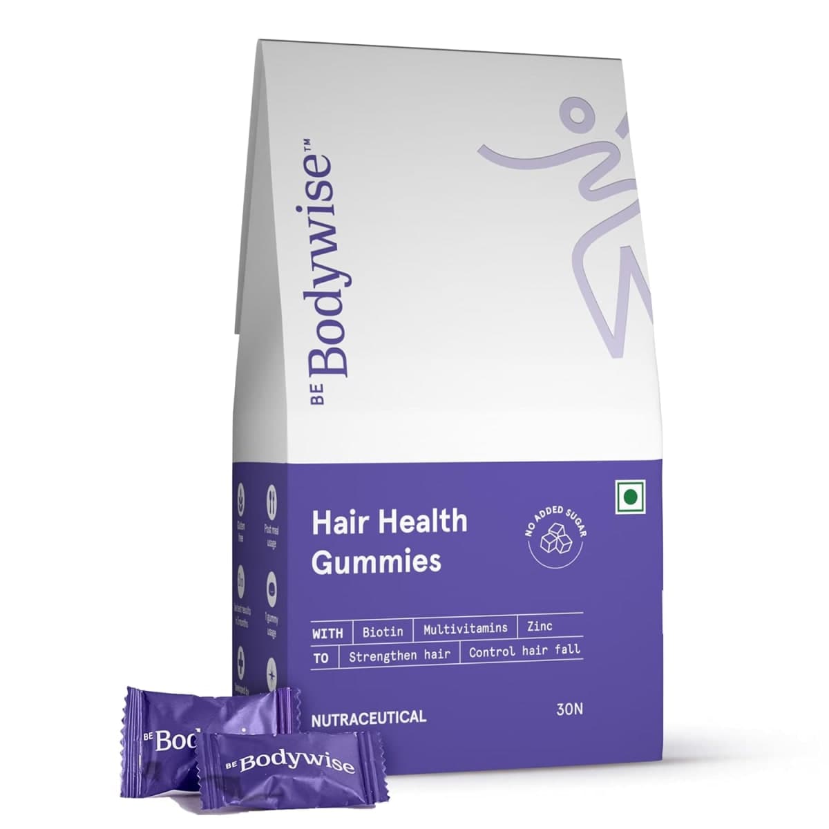 Be Bodywise Biotin Hair Gummies (30)