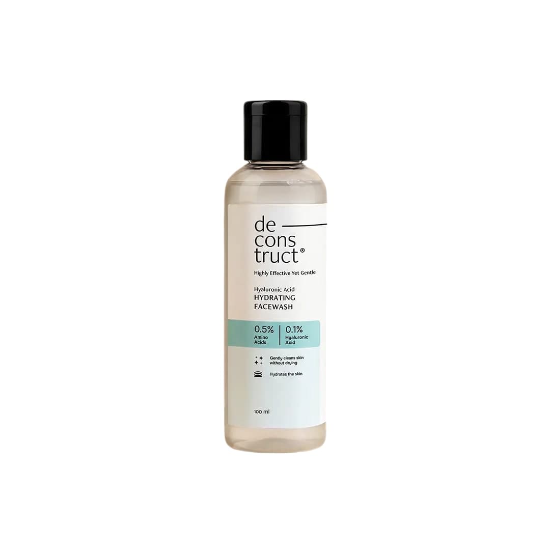 Deconstruct Hyaluronic Acid Hydrating Face Wash - 0.5% Amino Acids + 0.1% Hyaluronic acid