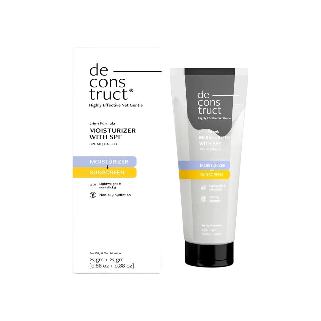 Deconstruct 2 in 1 Moisturizer & Sunscreen | SPF 50 PA++++ - (50g)