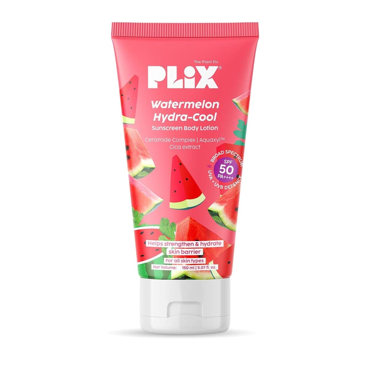 PLiX Watermelon Hydra-Cool Sunscreen Body Lotion SPF 50 | PA++++