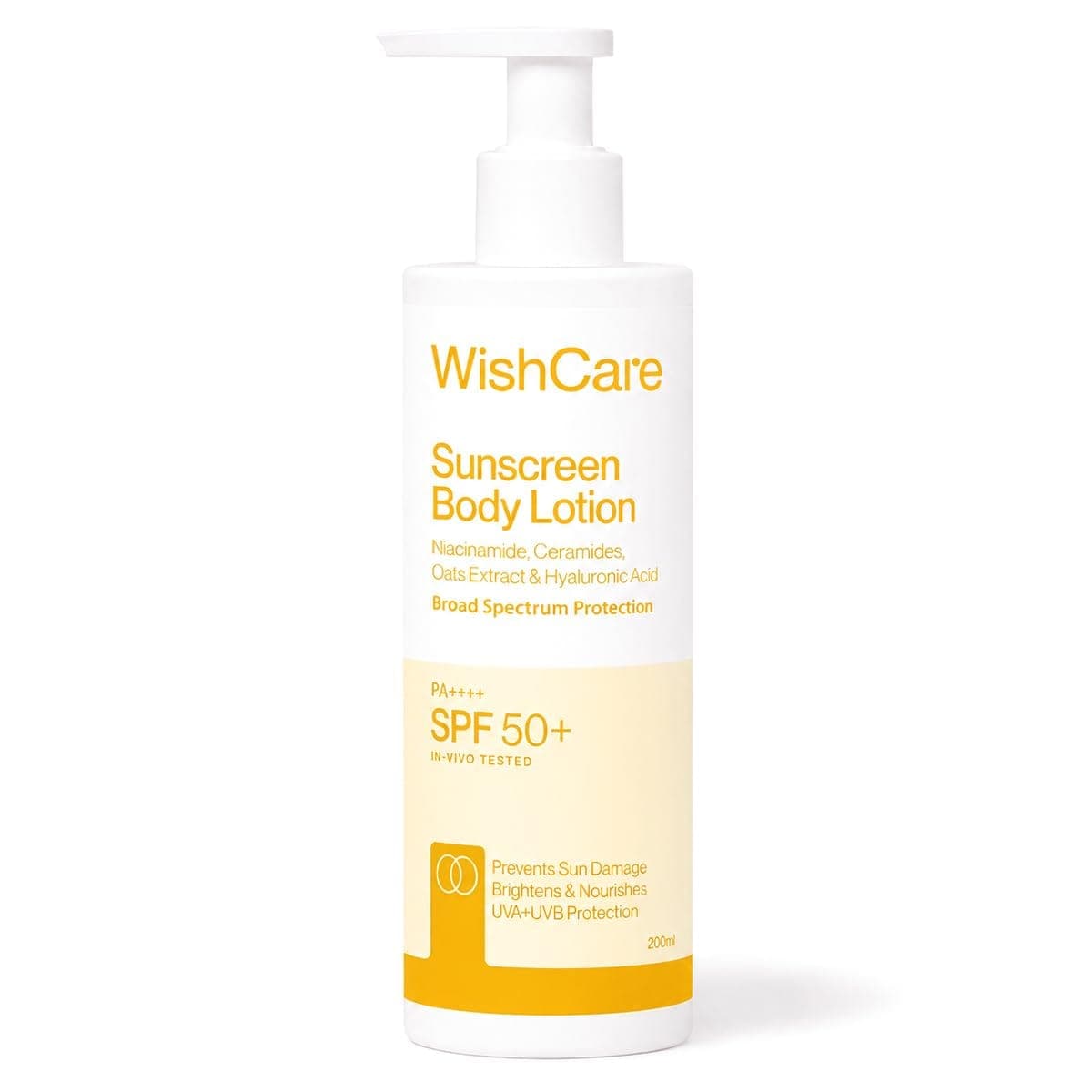 WishCare SPF 50 Sunscreen Body Lotion PA+++