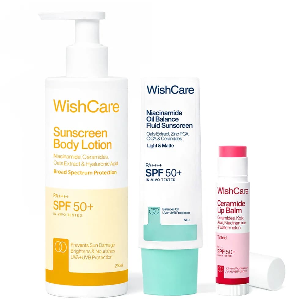Wishcare Head To Toe SPF50 SunCare Trio