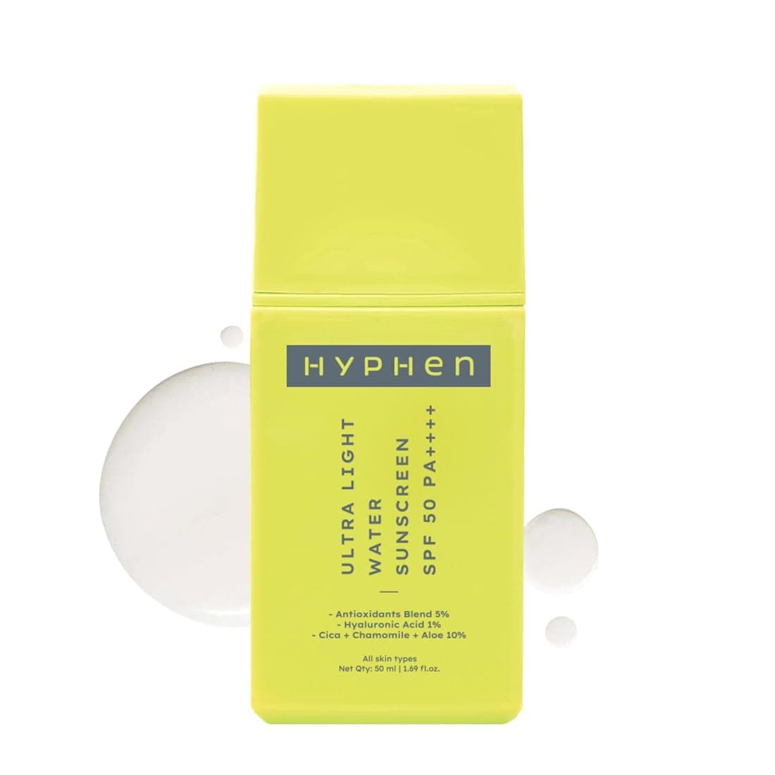 HYPHEN Ultra light water sunscreen spf 50 pa ++++ | 50 ml