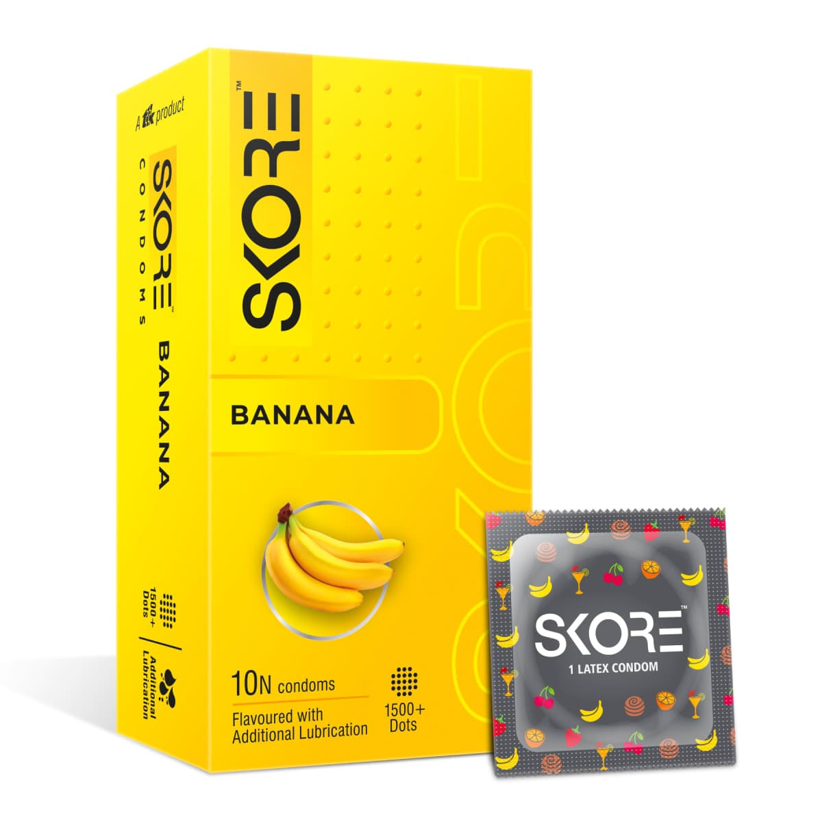 Skore Banana Condoms 1 pack (10pcs)