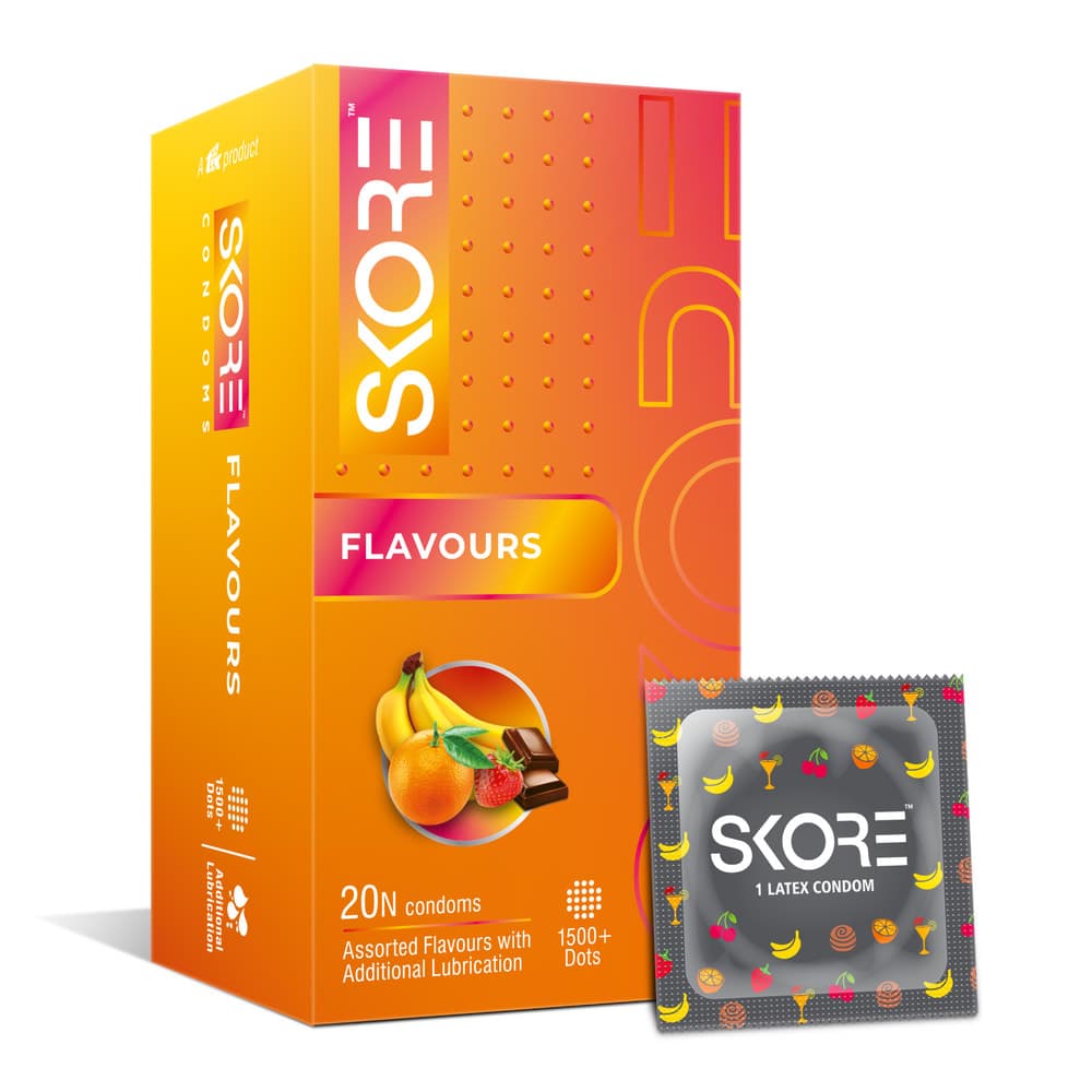 Skore Flavours Condoms 1 pack (20pcs)