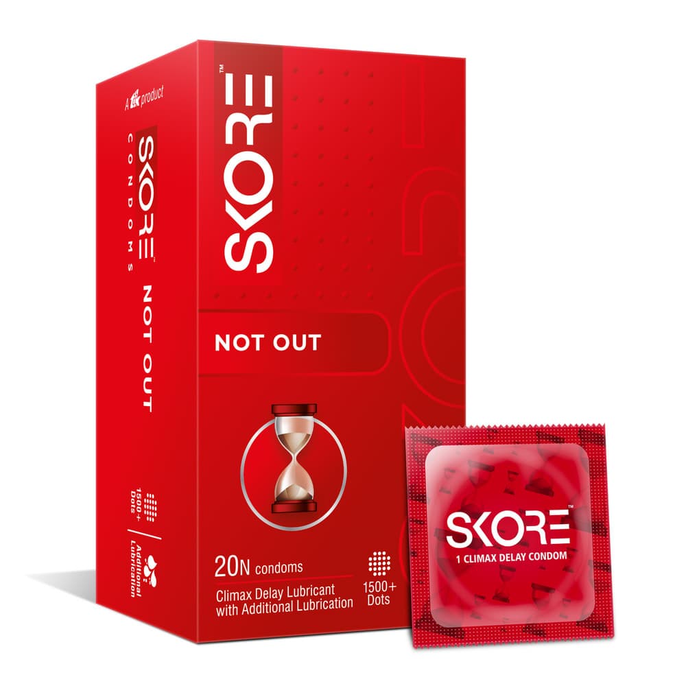 Skore Not Out Condoms 1 pack (20pcs)
