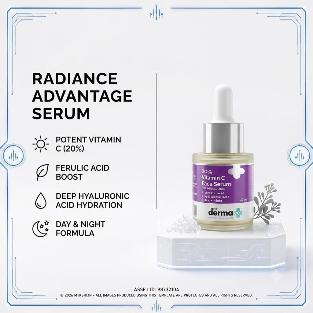 The Derma Co 20% Vitamin C Face Serum - 20ml