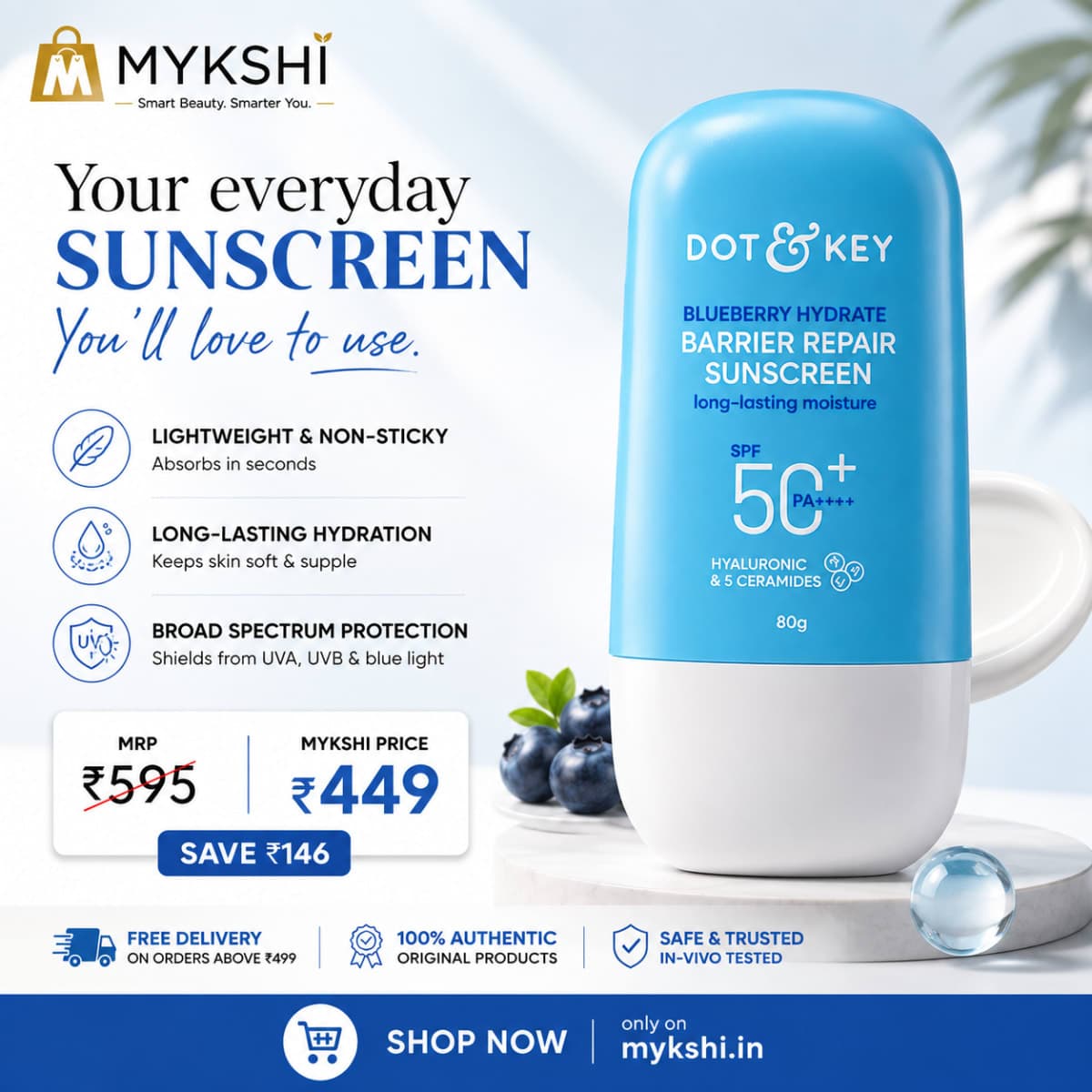 your everyday sunscreen for oily skin