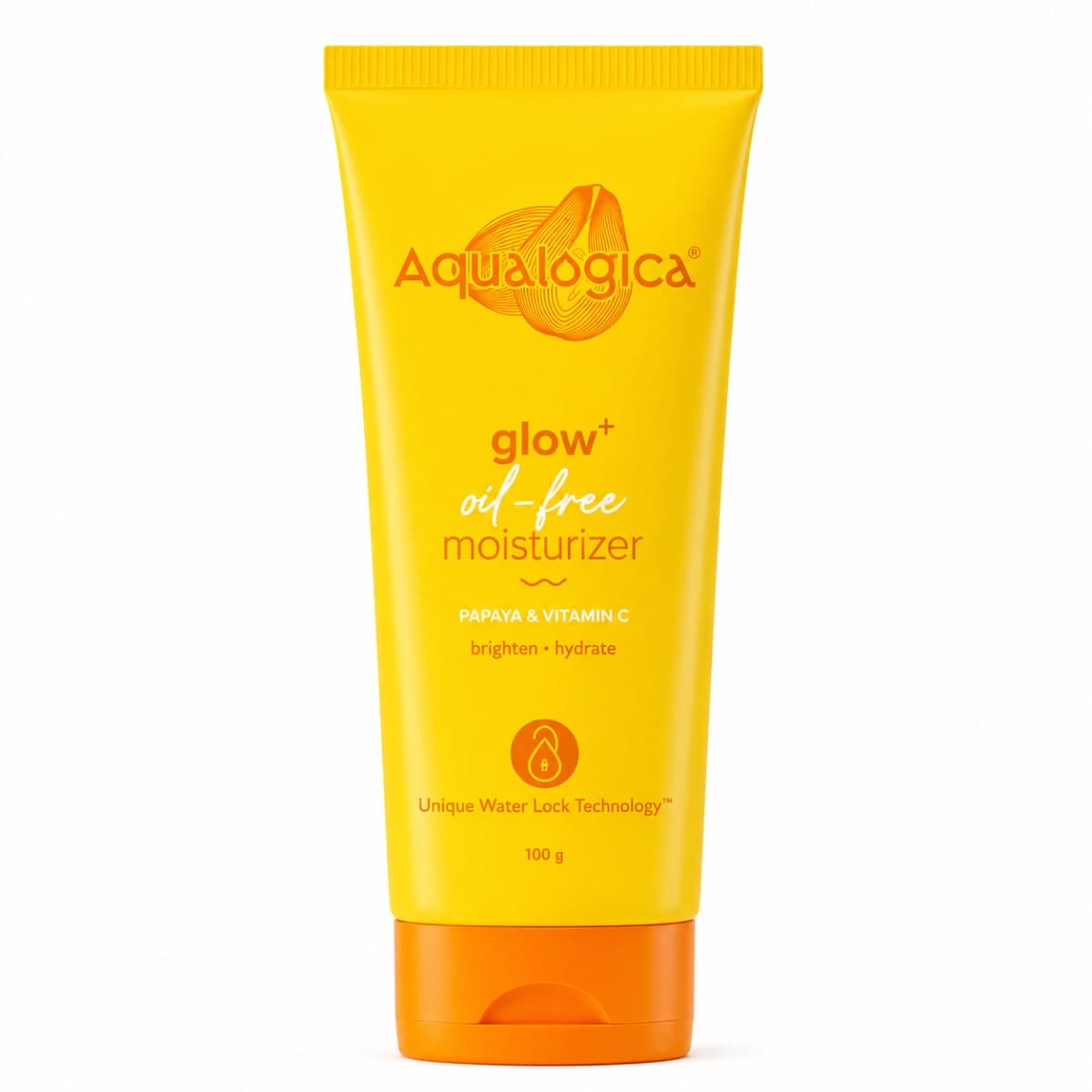 Aqualogica Glow+ Oil Free Moisturizer with Papaya & Vitamin C for Glowing Skin 100g