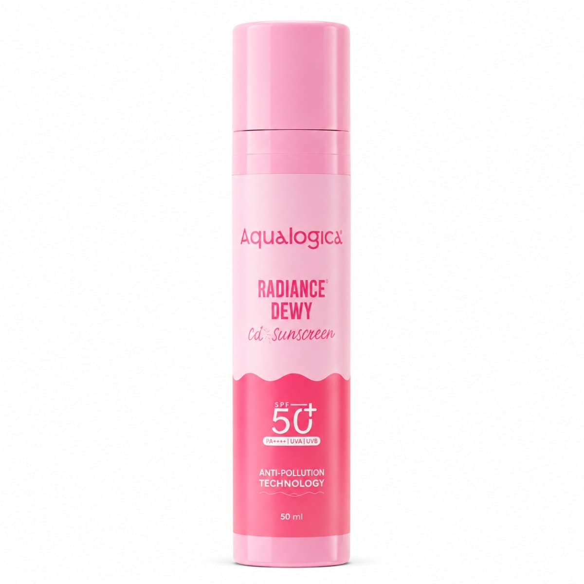Aqualogica Radiance+ Dewy Sunscreen In-Vivo Tested with Watermelon & Niacinamide with SPF 50 & PA++++ - 50g