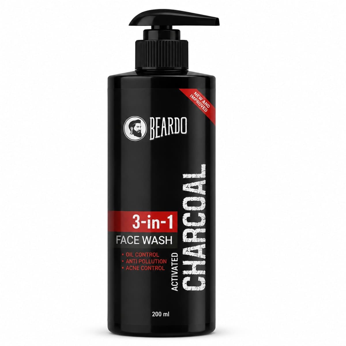 BEARDO ACTIVATED CHARCOAL FACEWASH