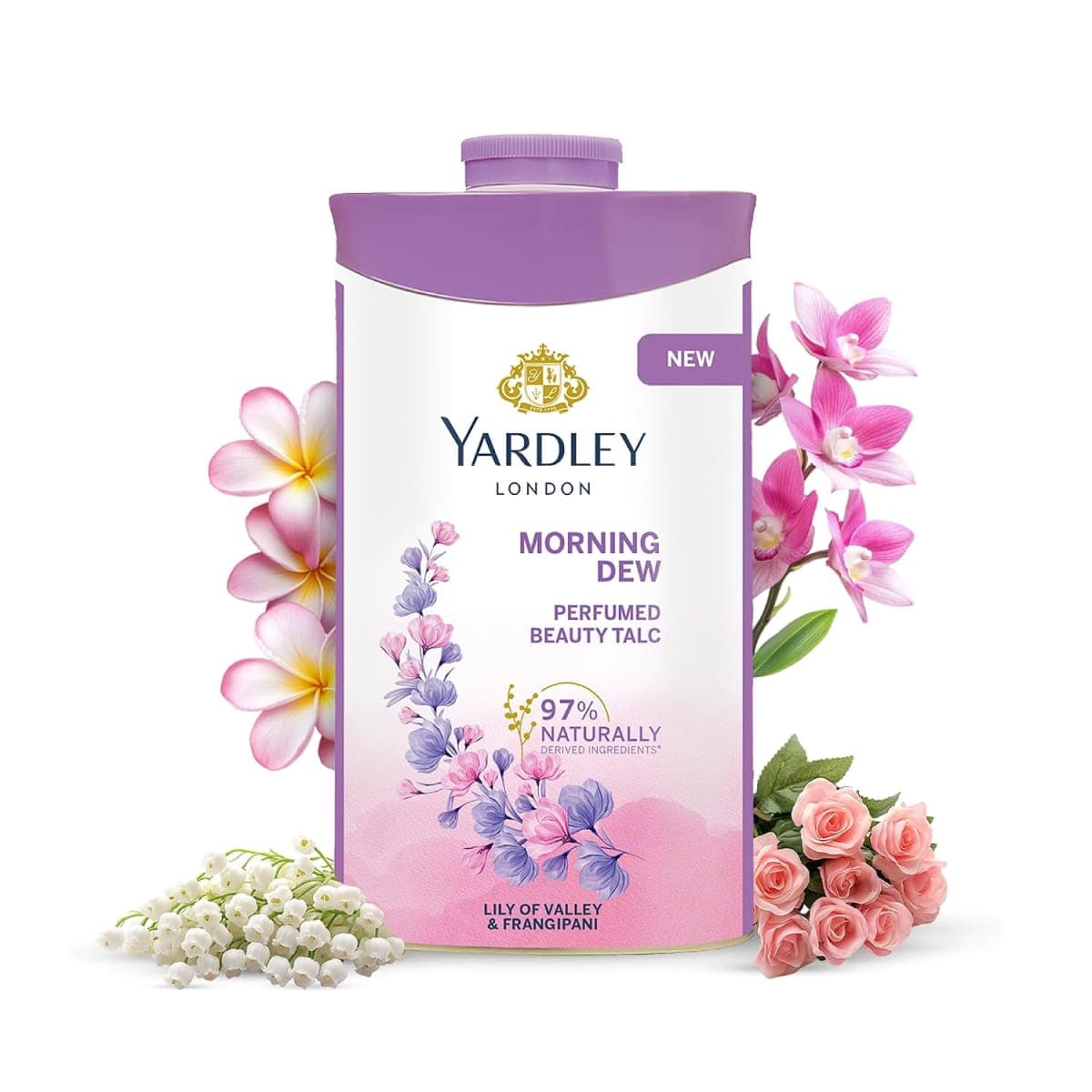 Yardley london Morning Dew Perfumed Talc 250g